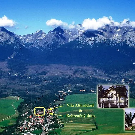 Prázdninový dům Rekreacny Dom Altwaldorf Vysoke Tatry *